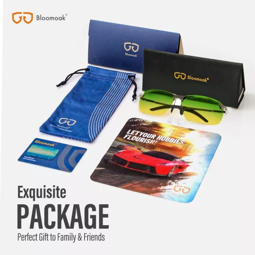 Ochelari de soare polarizați B BLOOMOAK HD pentru condus, pescuit, protecție UV400, antireflex