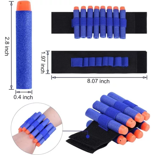 EXTSUD Taktikai Mellény Szett Gyerekeknek Nerf N-Strike Elite Fegyverekhez