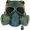 WISEONUS Taktikai Maszk Tiszta Lencsékkel, Anti-Köd Gázálarc Kettős Turbó Ventilátorral