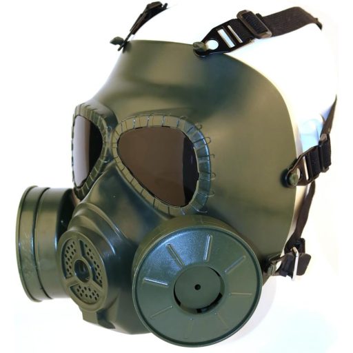 WISEONUS Taktikai Maszk Tiszta Lencsékkel, Anti-Köd Gázálarc Kettős Turbó Ventilátorral