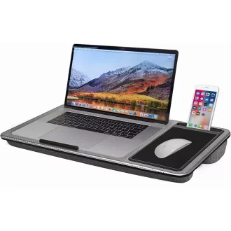   SEFFO Laptop tálca párnával, egér padával és telefontartóval, 15 hüvelykes laptopokhoz