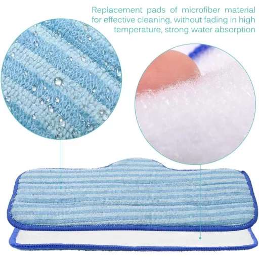 KEEPOW 6 kom Mikrofibra Krpe za Čišćenje za Dupray Neat Parni Čistač - Perive i Višekratne Upotrebljive