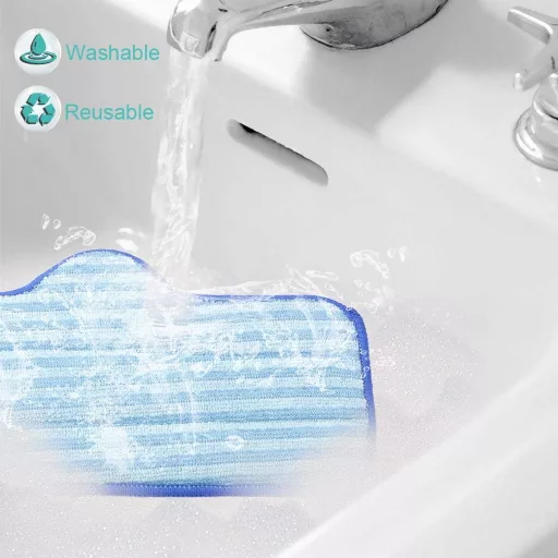 KEEPOW 6 db Mikroszálas Tisztítópárna Dupray Neat Gőztisztítóhoz - Mosható és Újrahasználható Tartozék