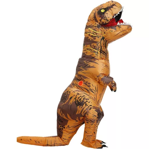 T-Rex Felfújható Dinoszaurusz Jelmez Felnőtteknek - Karneváli Dínó Kosztüm