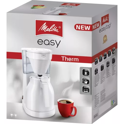Melitta Easy Therm II 1050W fehér szűrős kávéfőző automata