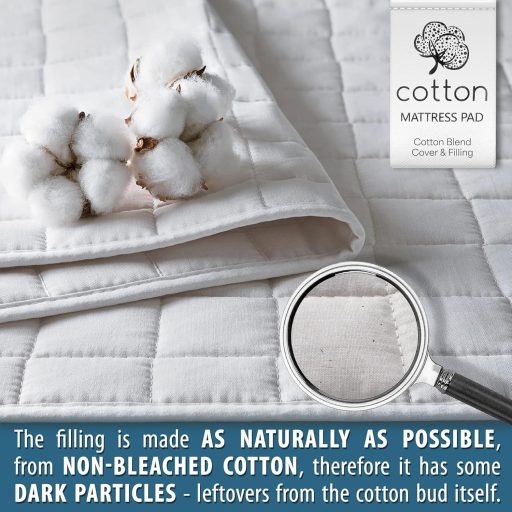 FH FAM' HOME Cotton Touch Chránič na matrac, priedušná podložka na matrac, hygienická kompletná ochrana