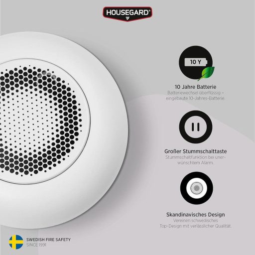 Füstérzékelő, 1 db, SA800S, Skandináv Design, Tűzjelző