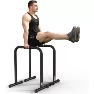   RELIFE Rebuild Your Life Dip Station Párhuzamos Rudak Edzőpad Otthoni Edzéshez - black