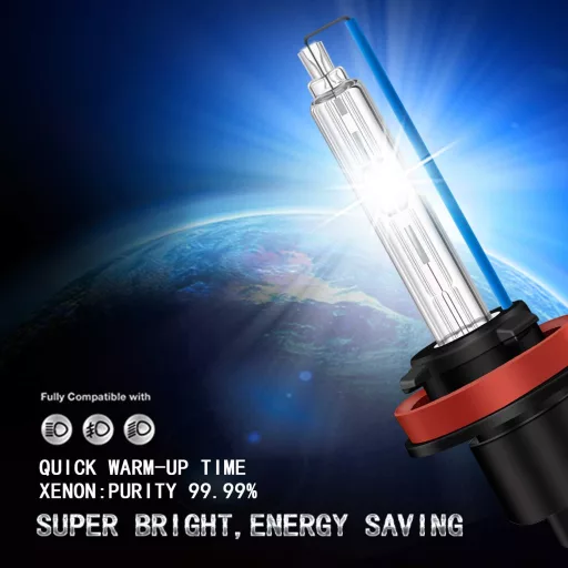 Bec xenon HID WinPower H11/H8/H9 12V pentru far auto, set de 2 bucăți, lumină față