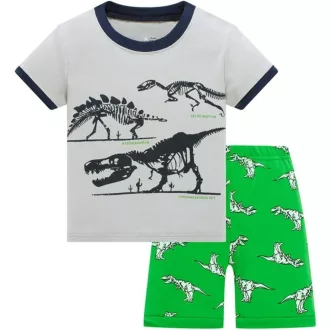 Letný pyžamový set s dinosaurom pre deti, veľkosť 110