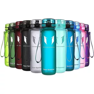   Super Sparrow Tritan Ivópalack 350-1000ml BPA-mentes Sportpalack Kerékpár Fitness Szabadidő - 750 ml, Sea Glass.