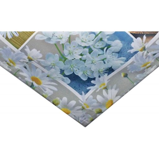 SchönerSchenken Fotó Nyomtatású Tisch-Mitteldecke, Margaréta Minta, Könnyen Karbantartható Asztalterítő