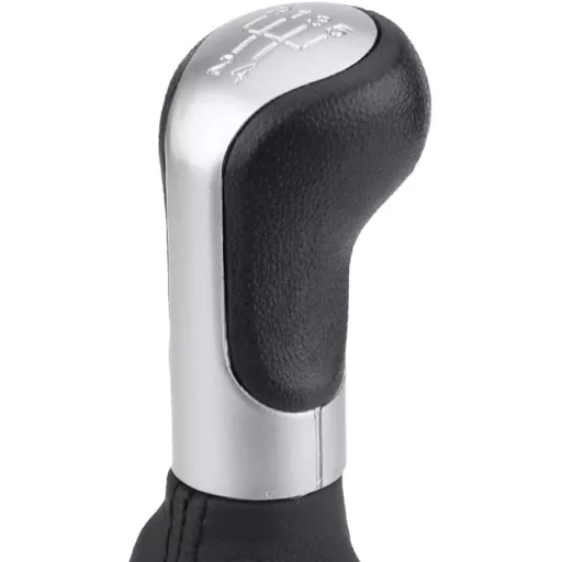 Buton schimbător de viteze Yctze, 5 trepte, negru, din plastic, compatibil cu MK2 Roomster, design ergonomic