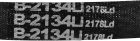 Ékszíj B-2134/B84, 2134mm x 16 mm x 12mm