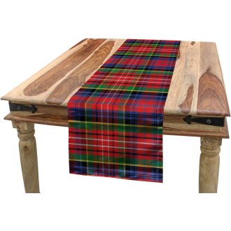 ABAKUHAUS Többszínű Asztali Futó Dekoratív Textil