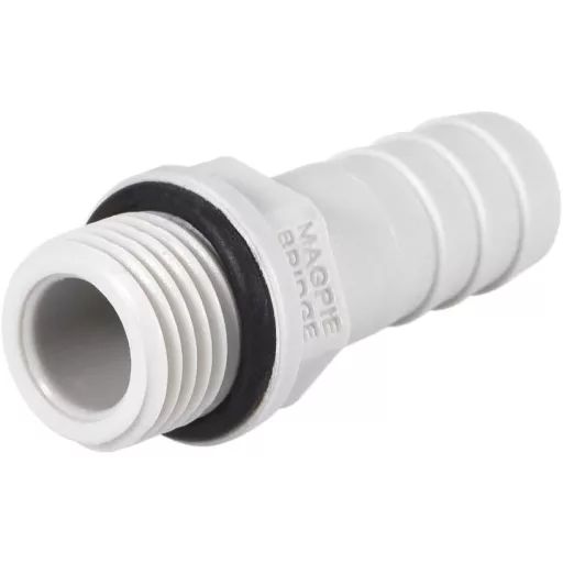 sourcing map 5db PVC tömlőcsatlakozó 10mm barb x 1/4" G csap vízcsatlakozás