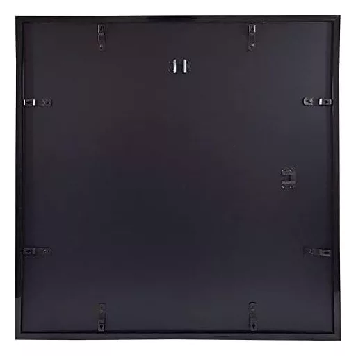 Axolia Fekete Képkeret 50x50 cm Négyzet Alakú Akril Fali Képtartó Galéria Stílus Fényképkeret