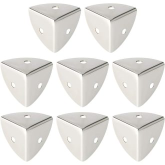   SAYAYO Fém Sarokpajzs Bútor Sarokvedelem 8 db Polchoz Asztalhoz Dobozhoz