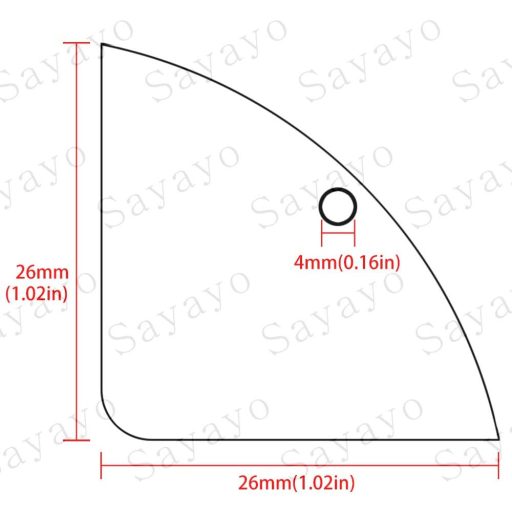 SAYAYO Fém Sarokpajzs Bútor Sarokvedelem 8 db Polchoz Asztalhoz Dobozhoz