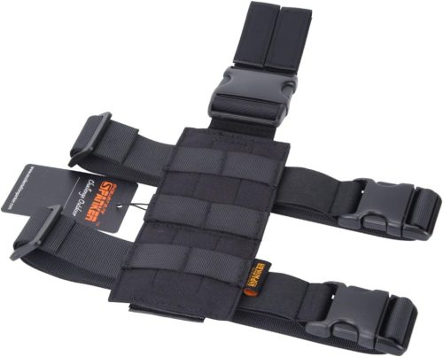 EXCELLENT ELITE SPANKER Toc Tactic de Coapsă Platformă Ajustabilă Sistem Molle Universal Stânga/Dreapta Negru Cordura Nylon