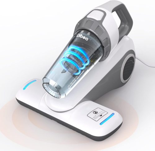 Dibea UV-10 Matrac Porszívó 10000 Pa 300W UV Lámpával - Poratka Eltávolító Ágymattress Tisztító HEPA Szűrővel, 400ml Portartály, Allergiások