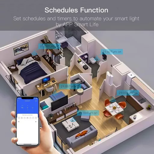 Jinvoo WiFi Okos Fali Kapcsoló - 1/2/3 Gombos Érintésvezérlés, Távirányítás Telefonról, Alexa/Google Home Kompatibilis, Időzítő Funkcióval,