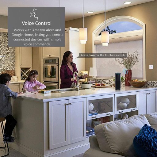 Jinvoo WiFi Okos Fali Kapcsoló - 1/2/3 Gombos Érintésvezérlés, Távirányítás Telefonról, Alexa/Google Home Kompatibilis, Időzítő Funkcióval,