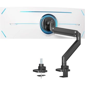   Putorsen Monitor Arm - Nastaviteľný držiak monitora s nosnosťou 5,68 kg, ergonomické rameno na monitor s upevnením na stôl, 44 cm