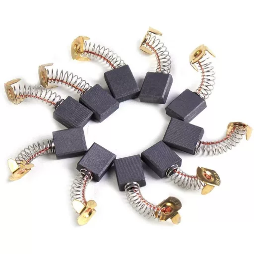 SENRISE Szénkefe Készlet - 10 db Elektromos Motor Szénkefe Csere Alkatrész Szerszámgépekhez, 6.5x7.5x13.5mm, Kiváló Vezetőképességű Grafit