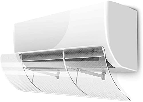 Mr.You Állítható Légkondicionáló Légterelő - 180° Forgatható, 116 cm-ig Bővíthető, Fehér Szélvédő Panel Gyerekeknek, Időseknek