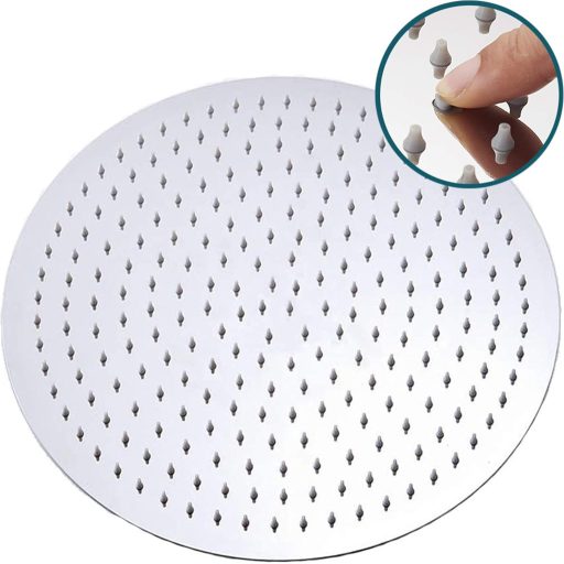 Drenky 40 cm okrugla tuš glava od nehrđajućeg čelika s mlaznicama otpornim na kamenac