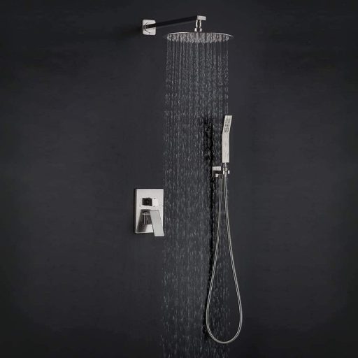 Drenky 40cm-es Rozsdamentes Acél Kerek Esőztető Zuhanyfej Vízkőmentes Fúvókákkal