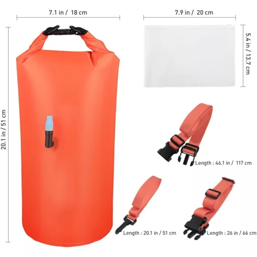 CLISPEED Úszó Bója Vízálló Táska Nyíltvízi Úszáshoz Triatlon Snorkelezéshez