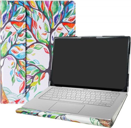 Husă de protecție ASUS Chromebook și HP EliteBook - Geantă laptop Alapmk cu model "Copac Îndrăgostit"