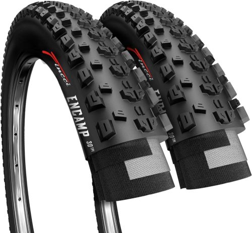 Fincci 26 x 1.95 Összehajtható MTB Kerékpár Külső Gumi - Terepre, Sárra, Hegyi Biciklizéshez, 50-559 Méretben, 3mm Mintázattal