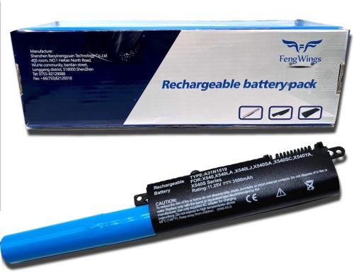 Baterie laptop FengWings 3500 mAh A31N1519 pentru Asus X540, R540, F540 - Compatibilă cu modelele X540LA, X540LJ, X540SA, F540LA, f