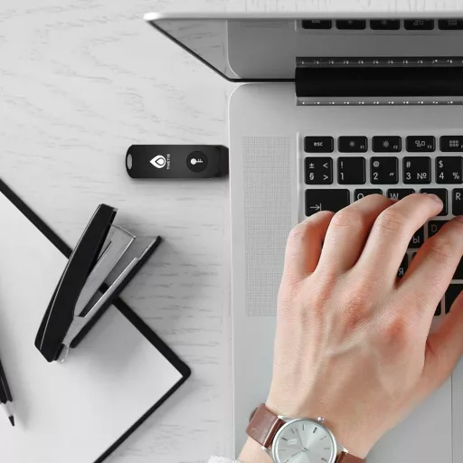 Thetis FIDO2 Biztonsági Kulcs Összecsukható USB-A Kétfaktoros Hitelesítéshez