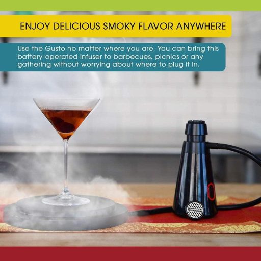 Akumulátorový údiar Vesta Precision Gusto - Dymová chuť pre jedlá a nápoje