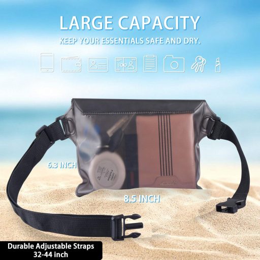 Vodotesná crossbody taška ipow na ochranu iPhone mobilu, fotoaparátu, iPadu a peňazí, modrá, sivá, ružová, žltá, biela, čierna