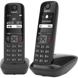   Gigaset AS690 Duo DECT vezetéknélküli telefon 2 kézibeszélővel