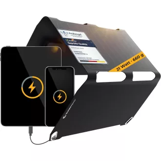   SunnyBAG SUNBOOSTER 21W összecsukható napelemes töltő 2 USB kimenettel vízálló