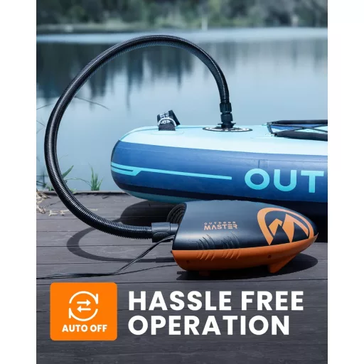 OutdoorMaster Shark elektromos SUP pumpa 20 PSI, 12V, aktív hűtéssel