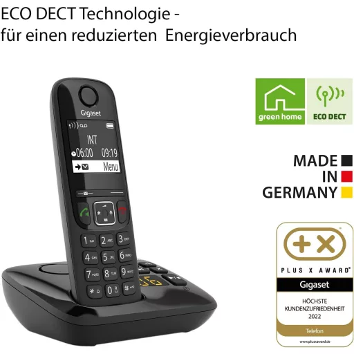 Gigaset AS690A Duo DECT vezeték nélküli telefon 2 kézibeszélővel