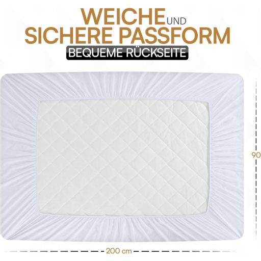 Utopia Bedding Steppelt Mikroszálas Matracvédő és Felhajtható Matrachtakaró 30 cm-ig