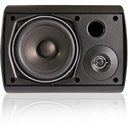 Boxe de exterior impermeabile Bluetooth Herdio 5.25" - 200W, cu suport de perete pivotant, pentru utilizare în interior/exterior, negre.