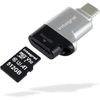  Čítačka pamäťových kariet Integral MicroSD USB 3.0/USB-C OTG – Rýchly prenos dát