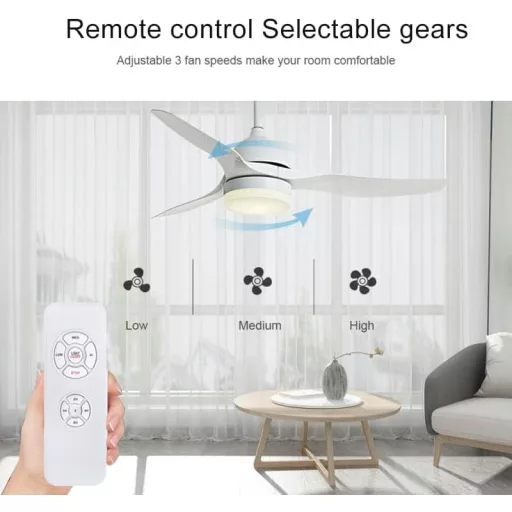 QIACHIP Univerzálna súprava diaľkového ovládania pre stropný ventilátor s časovačom, bezdrôtový spínač svetla a ventilátora 230V