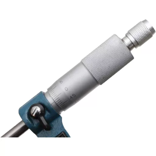 Micrometru exterior TOPWAY 0-25mm Instrument de măsură de înaltă precizie pentru spații înguste, în carcasă de plastic, cu cheie de calibrare 401310