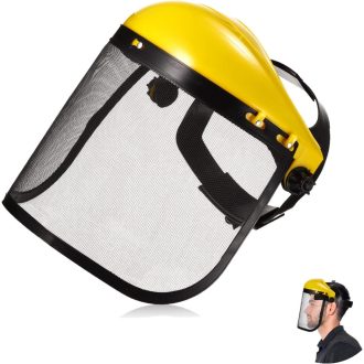   YUNYODA Šljem za šumarstvo sa mrežastim vizirom i maskom za ventilaciju