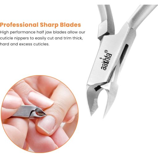 Profesionálne nožnice na nechtovú kožičku aashta 10 cm na domáce použitie